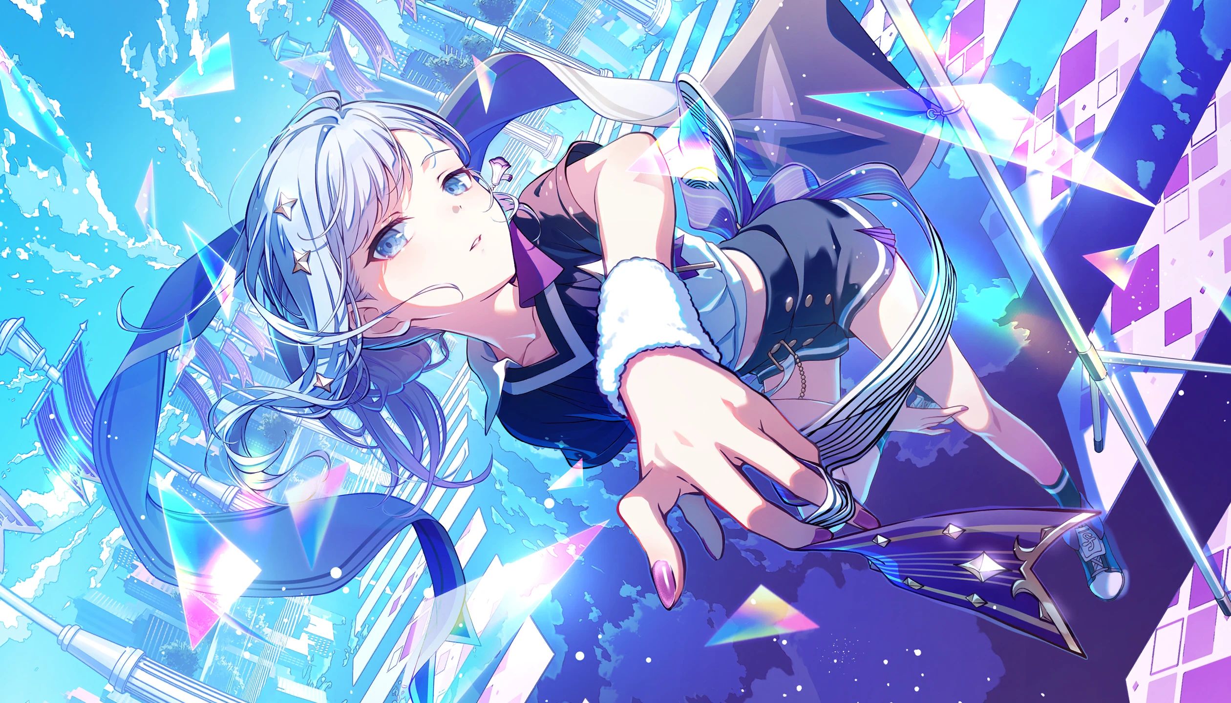 Yoisaki Kanade background illustration